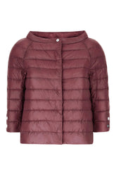 Purple nylon down jacket -  | Wise
