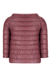 Purple nylon down jacket -  | Wise