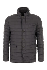 Graphite nylon down padded jacket -  | Wise