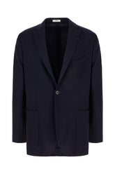 Midnight blue wool blazer -  | Wise