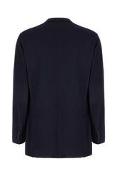 Midnight blue wool blazer -  | Wise