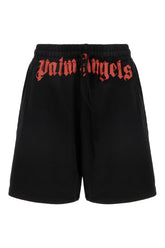 Black cotton bermuda shorts -  | Wise