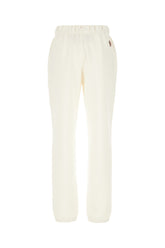 Ivory stretch polyester blend joggers -  | Wise