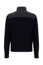 Cardigan Tricot in cotone blu navy -  | Wise