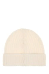 White cashmere beanie hat -  | Wise