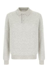 Melange grey cashmere sweater -  | Wise