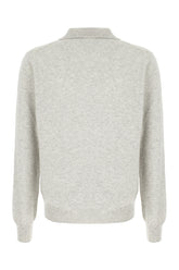 Melange grey cashmere sweater -  | Wise