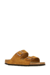 Caramel suede Arizona sandals -  | Wise