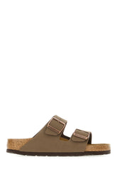 Chocolate leather Arizona sandals -  | Wise