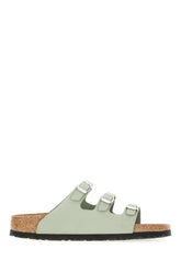 Sage green suede Florida sandals -  | Wise