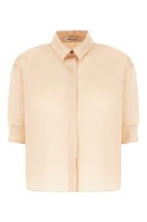 Peach silk shirt -  | Wise