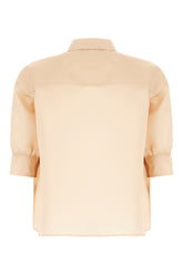 Peach silk shirt -  | Wise