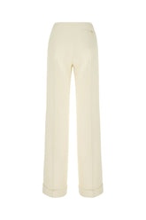 Pantalone in misto viscosa stretch sabbia -  | Wise