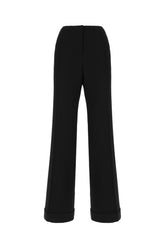 Pantalone in misto viscosa stretch ardesia -  | Wise