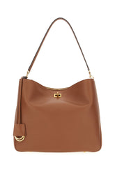 Brown leather medium Rodeo handbag -  | Wise