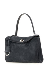 Graphite suede small Rodeo handbag -  | Wise