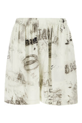 Printed viscose bermuda shorts -  | Wise