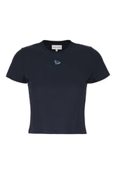 T-shirt in cotone blu notte -  | Wise