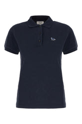 Midnight blue piquet polo shirt -  | Wise
