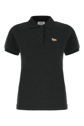 Black piquet polo shirt -  | Wise