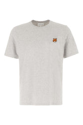 Melange grey cotton t-shirt -  | Wise