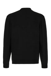 Black wool cardigan -  | Wise
