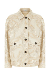 Sand cotton blend jacket -  | Wise