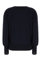 Midnight blue wool sweater -  | Wise