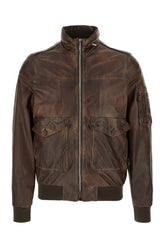 Giubbino in pelle testa di moro -  | Wise