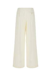 Pantalone in viscosa avorio -  | Wise