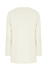 Ivory viscose blazer -  | Wise
