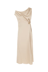 Abito in misto acetato cappuccino -  | Wise