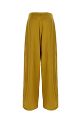 Pantalone in raso verde oliva -  | Wise