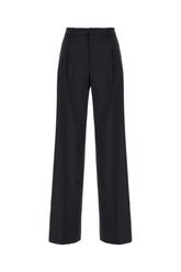 Midnight blue wool pants -  | Wise
