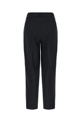 Pantalone in poliestere stretch blu notte -  | Wise
