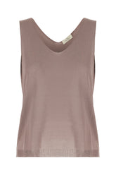 Mauve viscose blend top -  | Wise