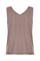 Mauve viscose blend top -  | Wise