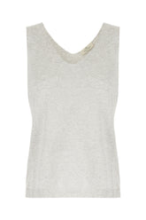 Grey viscose blend top -  | Wise