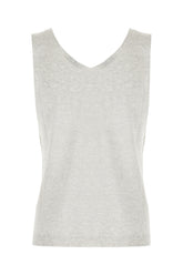 Grey viscose blend top -  | Wise