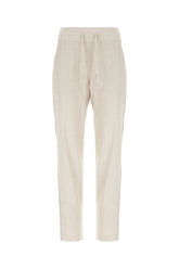 Pantalone in misto lana stretch sabbia -  | Wise