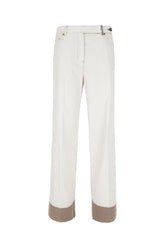 Pantalone in misto lyocell grigio -  | Wise