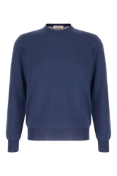 Maglione in cotone blu -  | Wise