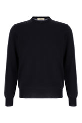 Maglione in cotone blu notte -  | Wise
