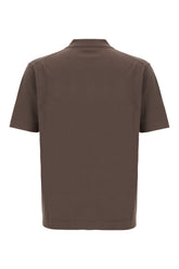 Chocolate cotton polo shirt -  | Wise