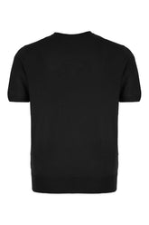 Black silk t-shirt -  | Wise