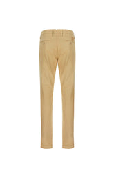 Pantalone in misto cotone stretch verde kaki -  | Wise