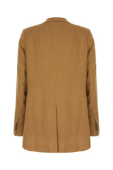 Camel viscose blazer -  | Wise