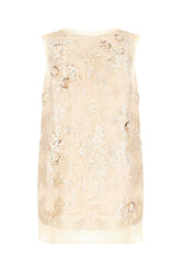 Peach polyester mini dress -  | Wise
