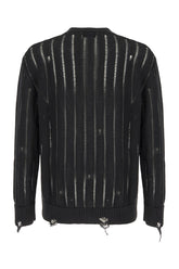 Cardigan in cotone nero -  | Wise