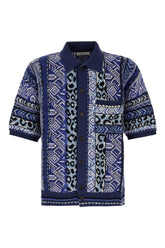 Embroidered cotton blend shirt -  | Wise